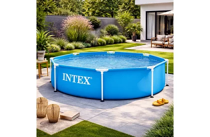 Bazén s kovovým rámom 1820 l – 244 × 51 cm I28205NP