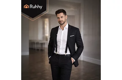 Pánske elastické kšandy – čierne šle široké 3,5 cm