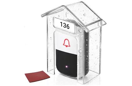 Ochranná strieška na domový zvonček