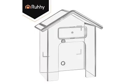 Ochranná strieška na domový zvonček