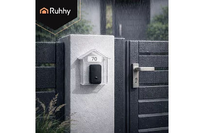 Ochranná strieška na domový zvonček