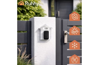 Ochranná strieška na domový zvonček