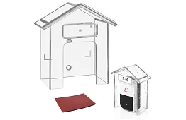 Ochranná strieška na domový zvonček