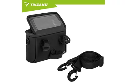 Vodotesná taška na riadidlá bicykla s držiakom telefónu