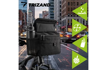 Vodotesná taška na riadidlá bicykla s držiakom telefónu