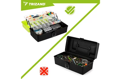 Rybársky box 33 × 16 × 13 cm – organizér na rybárske potreby