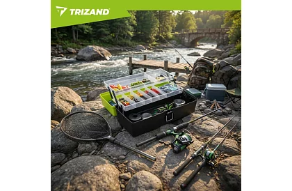 Rybársky box 33 × 16 × 13 cm – organizér na rybárske potreby