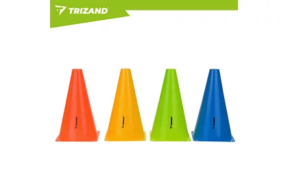 Tréningové farebné kužele 23 cm – sada 10 ks