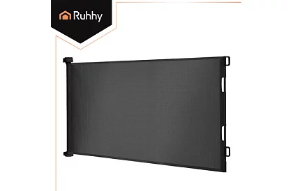 Výsuvná bezpečnostná roleta do dverí – šedá - 160 cm