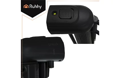 Výsuvná bezpečnostná roleta do dverí – šedá - 160 cm