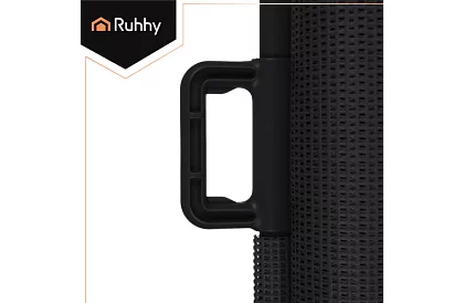 Výsuvná bezpečnostná roleta do dverí – šedá - 160 cm