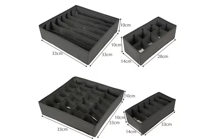 Organizéry do zásuviek na spodné prádlo – sada 4 ks