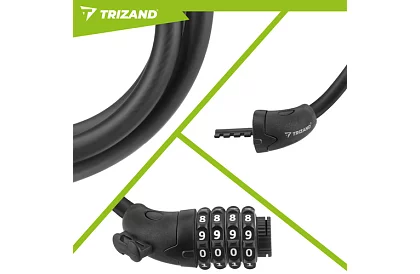 Oceľový kódový zámok 120 cm – na bicykel aj vybavenie