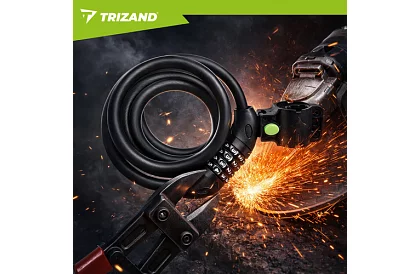 Oceľový kódový zámok 120 cm – na bicykel aj vybavenie