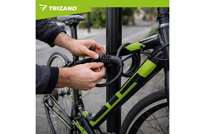 Oceľový kódový zámok 120 cm – na bicykel aj vybavenie