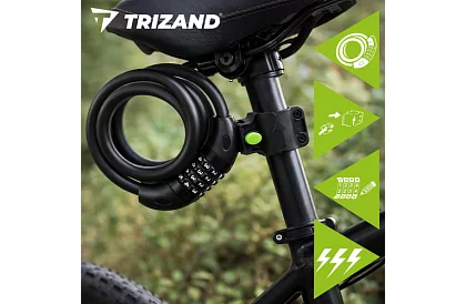 Oceľový kódový zámok 120 cm – na bicykel aj vybavenie