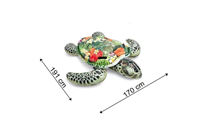 Nafukovacie lehátko korytnačka 191 x 170 cm - matrac I57555NP