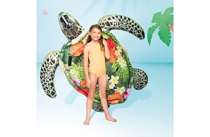 Nafukovacie lehátko korytnačka 191 x 170 cm - matrac I57555NP