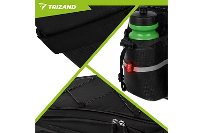 Brašna na zadný nosič 10 l – vodoodolná cyklo taška 39 × 20 × 15 cm