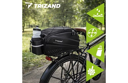 Brašna na zadný nosič 10 l – vodoodolná cyklo taška 39 × 20 × 15 cm