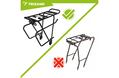 Univerzálny zadný nosič na bicykel – hliníkový, nosnosť 25 kg