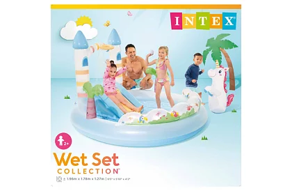 Nafukovacie vodné ihrisko 196x178x127 cm - Hrad I56148NP