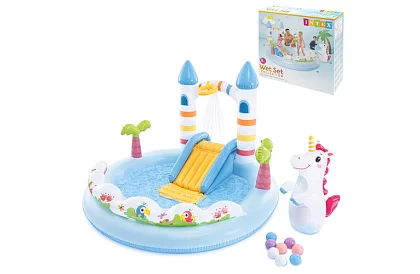 Nafukovacie vodné ihrisko 196x178x127 cm - Hrad I56148NP