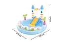 Nafukovacie vodné ihrisko 196x178x127 cm - Hrad I56148NP