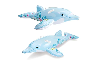 Nafukovacia matrace pre deti - delfín 175 x 66 cm, 2 rukoväte, I58535NP