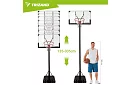 Basketbalový kôš 135- 305 cm - nastaviteľný, voľne stojaci