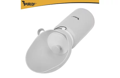 Skladacia fľaša s miskou - cestovná fľaša na vodu 550 ml