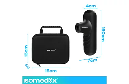 Kompaktná masážna pištoľ 5 režimov - Nabíjateľná 2 x 2500 mAh