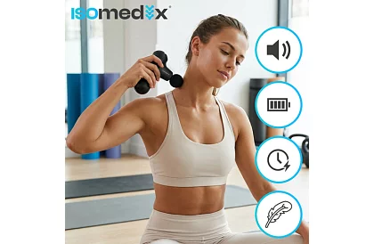 Kompaktná masážna pištoľ 5 režimov - Nabíjateľná 2 x 2500 mAh