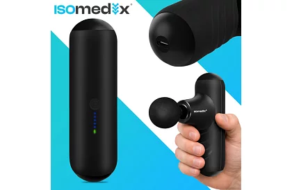 Kompaktná masážna pištoľ 5 režimov - Nabíjateľná 2 x 2500 mAh