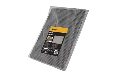 Podložka pred mačacou toaletou zadržiavajúca nečistoty 75 x 55 cm - šedá