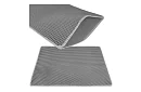 Podložka pred mačacou toaletou zadržiavajúca nečistoty 75 x 55 cm - šedá