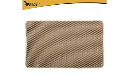 Podložka pred mačaciu toaletu zadržiavajúca nečistoty 75 x 55 cm – béžová