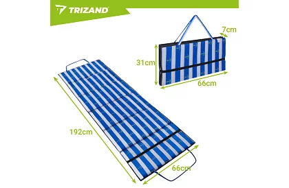 Plážová skládacia rohož 192 × 66 cm