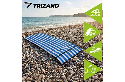 Plážová skládacia rohož 192 × 66 cm