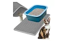 Podložka pred mačacou toaletou zadržiavajúca nečistoty 60 x 45 cm – šedá