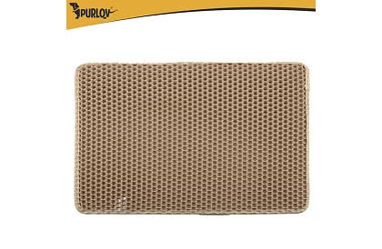 Podložka pred mačacou toaletou zadržiavajúca nečistoty 60 x 45 cm – béžová