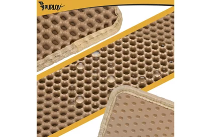 Podložka pred mačacou toaletou zadržiavajúca nečistoty 60 x 45 cm – béžová