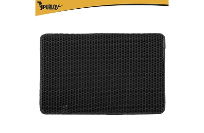 Podložka pred mačacou toaletou zadržiavajúca nečistoty 60 x 45 cm – čierna