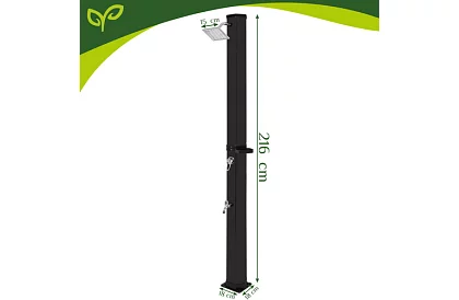 Solárna záhradná sprcha 35 Litrov + príslušenstvo