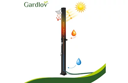 Solárna záhradná sprcha 35 Litrov + príslušenstvo