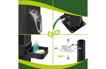 Solárna záhradná sprcha 35 Litrov + príslušenstvo