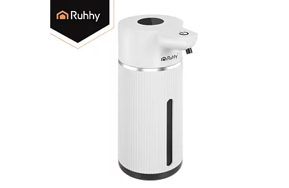 Bezdotykový automatický LCD dávkovač mydla 420 ml - biely