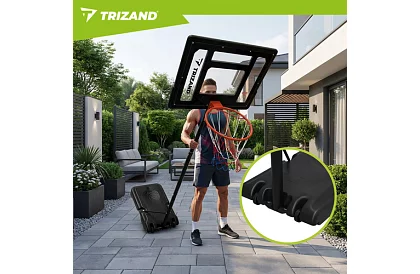 Basketbalový kôš 150-259 cm + loptu - nastaviteľný, voľne stojaci