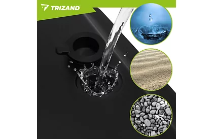 Basketbalový kôš 150-259 cm + loptu - nastaviteľný, voľne stojaci