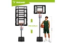 Basketbalový kôš 150-259 cm + loptu - nastaviteľný, voľne stojaci